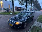 Audi A6 Limousine 2.4 Pro Line AUTOMAAT LEER youngtimer, Auto's, Parkeersensor, Leder en Stof, Zwart, Bedrijf