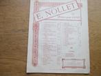 E. NOLLET --SERENADE - PIANO, Verzenden, Gebruikt, Artiest of Componist, Piano