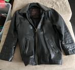 Zwart lederen jack, Kleding | Heren, Jassen | Winter, Ophalen of Verzenden, Zo goed als nieuw, Zwart