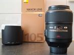Nikon AF-S VR Micro-Nikkor 105mm f/2.8G IF-ED, Ophalen of Verzenden, Zo goed als nieuw, Macrolens