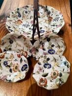 3 st Losse kopjes schotels , 3 schaaltjes , pindasetje compl, Huis en Inrichting, Keuken | Servies, Ophalen, Zo goed als nieuw