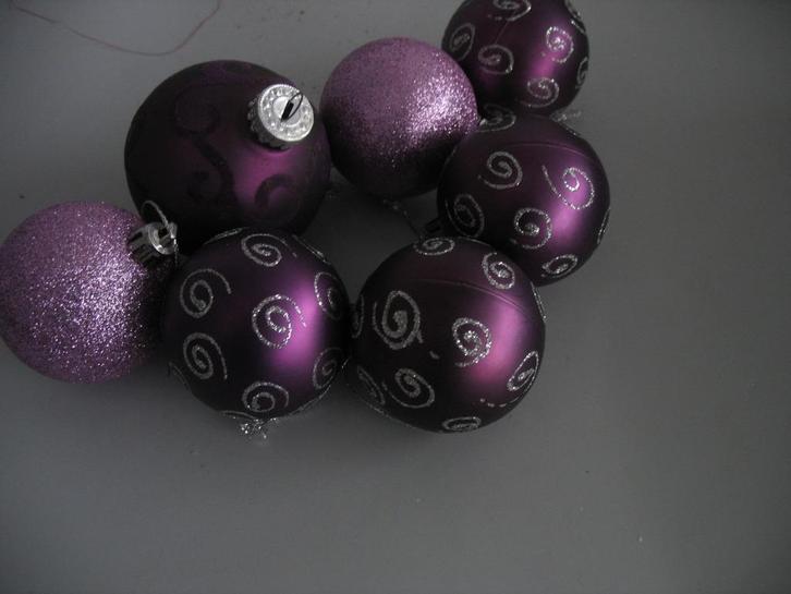 Kerstballen paars, Diversen, Kerst, Ophalen of Verzenden