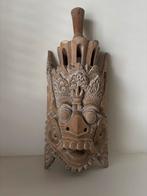 Groot Balinees Masker - 70cm - Houtkleur, Antiek en Kunst, Kunst | Niet-Westerse kunst, Ophalen of Verzenden