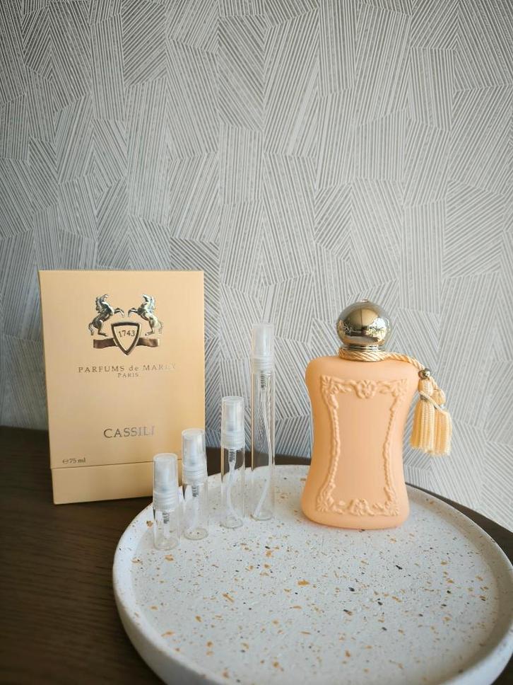Parfums de Marly - Cassili (5ml) Sample/Decant, Sieraden, Tassen en Uiterlijk, Uiterlijk | Parfum, Zo goed als nieuw, Verzenden