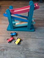 Houten racebaan auto, Ophalen of Verzenden, Gebruikt, Elektrisch, Overige merken