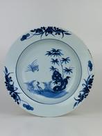 Antieke Chinese Blauw wit schotel (18 e eeuw), Ophalen of Verzenden