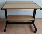 Gratis verstelbaar Bureau, Huis en Inrichting, Kasten | Computermeubels, Ophalen, Gebruikt, Metaal, 70 tot 120 cm