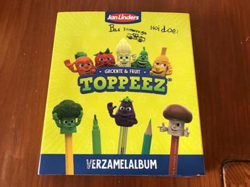 Jan Linders groente & fruit Toppeez verzamelalbum compleet beschikbaar voor biedingen