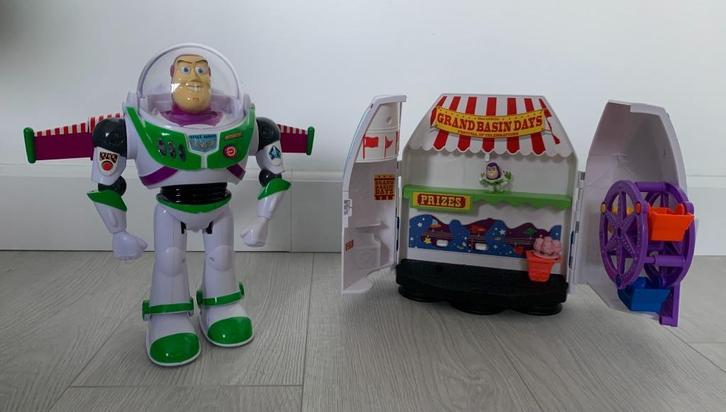 Toy Story BUZZ pop met Kermis attractie! CADEAUTIP van SINT!, Kinderen en Baby's, Speelgoed | Actiefiguren, Zo goed als nieuw