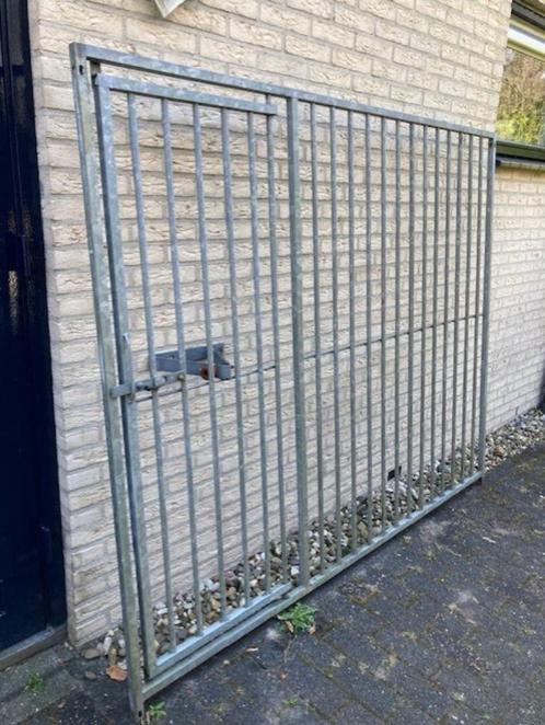 gegalvaniseerde honden kennel paneel hondenren, Dieren en Toebehoren, Hondenhokken, Zo goed als nieuw, Hondenkennel, 100 cm of meer