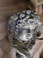 wand decoratie Groot brons kleurig engelen hoofd, Huis en Inrichting, Woonaccessoires | Wanddecoraties, Nieuw, Ophalen of Verzenden