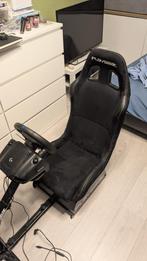 Logitech G923 Xbox/PC + Playseat Alcantra, Spelcomputers en Games, Spelcomputers | Xbox | Accessoires, Ophalen, Zo goed als nieuw