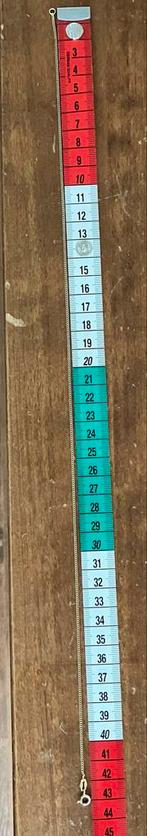 14k Gouden Ketting - 42cm - 3,42 gram, Ophalen of Verzenden, Zo goed als nieuw, Goud