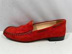 Eleganza, maat 37,5 mooie rode mocassins, Verzenden, Eleganza, Zo goed als nieuw, Espadrilles of Moccasins
