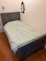 TWF kinderkamer Dover grijs incl meegroeibed ex kledingkast, Ophalen, Gebruikt, Eenpersoons
