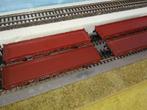 Märklin platte goederenwagons (4 stuks), Wisselstroom, Gebruikt, Wagon, Ophalen of Verzenden