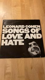 Vinyl lp Leonard Cohen - Songs of love and hate, Cd's en Dvd's, Vinyl | Pop, Gebruikt, Ophalen of Verzenden