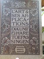 Antiek boek (jaarboek) met afbeeldingen van kunstwerken, Antiek en Kunst, Ophalen of Verzenden