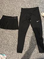 Nike broek rokje maat m legging maat L, Maat 38/40 (M), ., Zwart, Nike