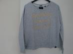 Maat L. Blauwe SUPERDRY trui met zachte witte opdruk., Kleding | Dames, Truien en Vesten, Maat 42/44 (L), Ophalen of Verzenden
