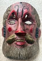 Fraai houten dansmasker, Guatemala, Antiek en Kunst, Ophalen of Verzenden