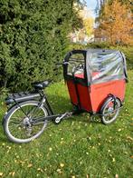 Bakfiets Electrisch 7v, Fietsen en Brommers, Fietsen | Bakfietsen, Ophalen, Zo goed als nieuw, 4 kinderen of meer, Huif