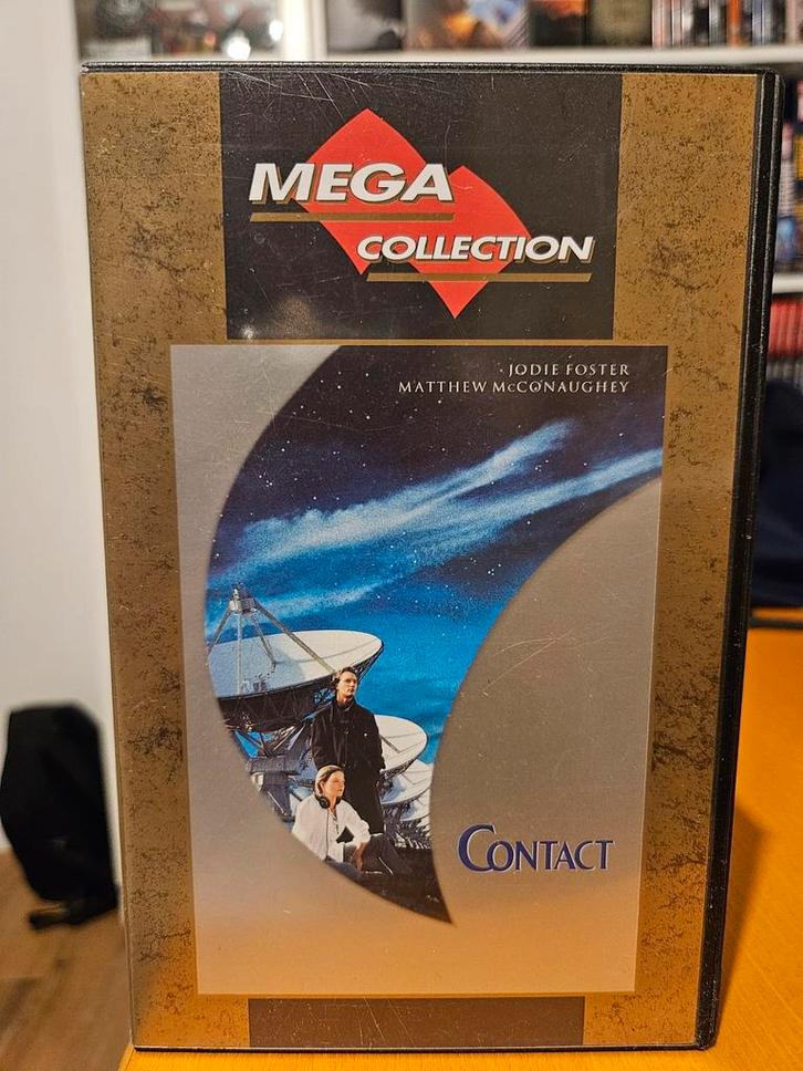 Contact - Mega Collection VHS - Jodie Foster, Cd's en Dvd's, VHS | Film, Zo goed als nieuw, Science Fiction en Fantasy, Vanaf 12 jaar