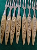 cocktailprikkers wit met prent retro, Huis en Inrichting, Ophalen of Verzenden, 'T Olde Gre-j, Info@toldegrej.nl, Endepoelstraat 20f Didam