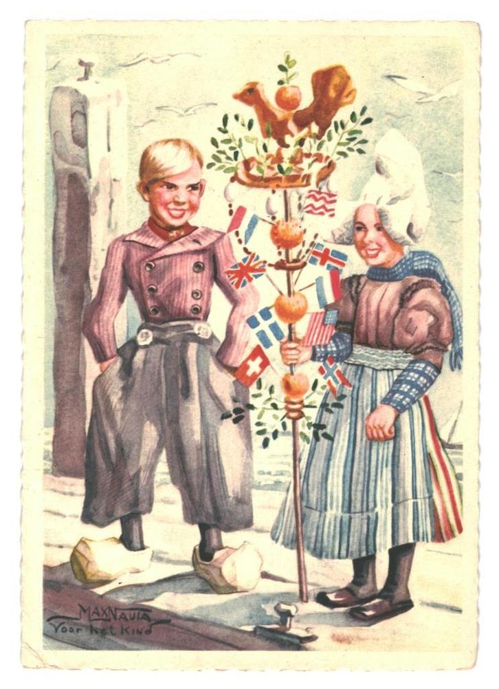 979214 Volendam Klederdracht 1972 Palmpasen Gelopen, Verzamelen, Ansichtkaarten | Nederland, Gelopen, Noord-Holland, 1960 tot 1980