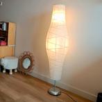Staande lamp - wit - lampion - incl lampjes (2x), Ophalen, Gebruikt, Overige materialen, 100 tot 150 cm