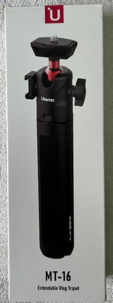 ULANZI MT-16 VLOG STATIEF, Audio, Tv en Foto, Fotografie | Statieven en Balhoofden, Nieuw, Driepoot, Minder dan 150 cm, Met balhoofd