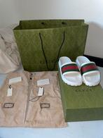 Prachtigen witte Gucci slippers maat 39, Ophalen, Zo goed als nieuw, Wit