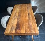 Eettafel en/of 4 stoelen - nette staat, Ophalen, Gebruikt, 50 tot 100 cm, 150 tot 200 cm