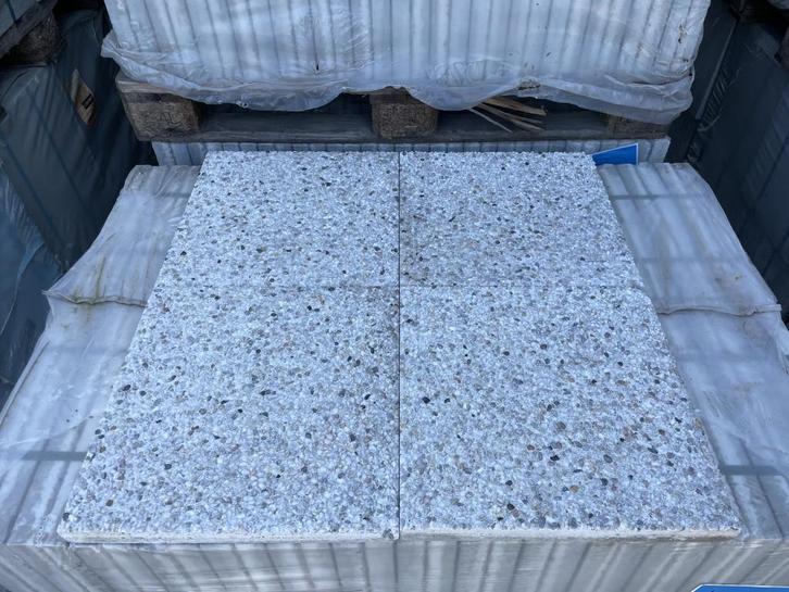 Goedkope partij b-keus grindtegels 40x40 Silex, Tuin en Terras, Tegels en Klinkers, Nieuw, Terrastegels, Beton, 10 m² of meer