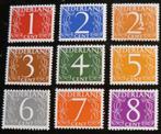 Nederland 1946 - nvph  460-468- Cijfer type 'van Krimpen', Postzegels en Munten, Postzegels | Nederland, Na 1940, Verzenden, Postfris