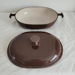 Le creuset enzo mari braadslee pan ovenschaal braadpan 29 cm, Gebruikt, Ophalen of Verzenden, Koekenpan of Braadpan, Gietijzer
