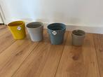 3+1 ELHO-bloempotten, Ophalen, Kunststof, Rond, Binnen