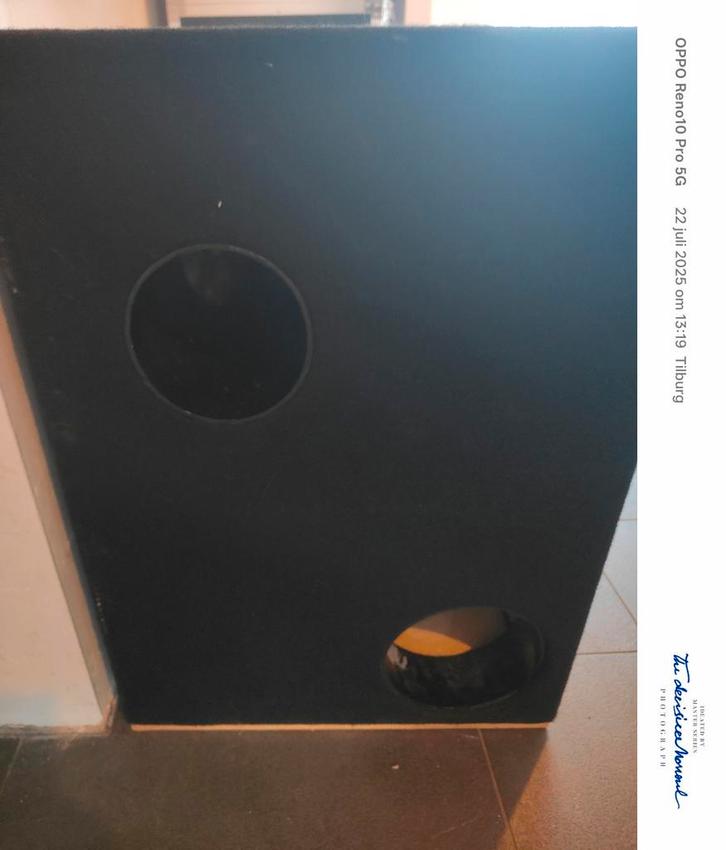 Beyma Subwoofer met Kast, Muziek en Instrumenten, Versterkers | Keyboard, Monitor en PA, Gebruikt, P.A., 500 tot 1000 watt, Ophalen