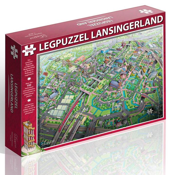 Legpuzzel Lansingerland - 1000 stukjes, Hobby en Vrije tijd, Denksport en Puzzels, Nieuw, Ophalen of Verzenden
