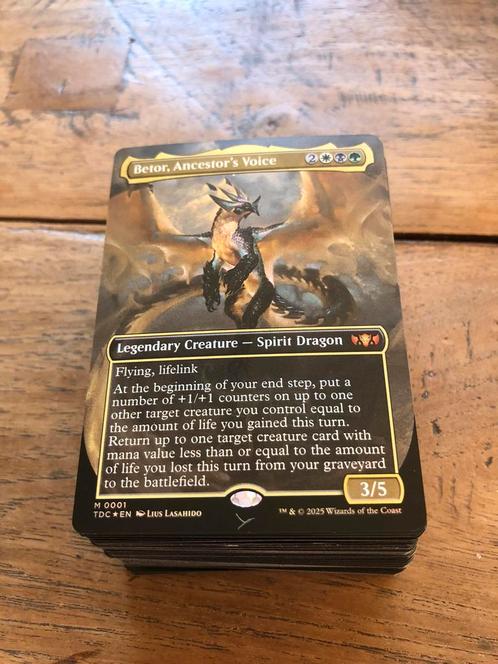 Mtg commander deck betor dragon, Hobby en Vrije tijd, Verzamelkaartspellen | Magic the Gathering, Zo goed als nieuw, Speeldeck