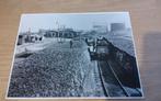 Oude foto van een trein, Ophalen of Verzenden, Gebruikt, Trein
