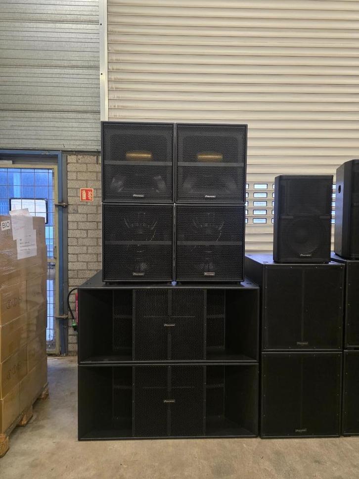 2 stuks Pioneer XY-1 en 2 stuks Pioneer XY-2E, Audio, Tv en Foto, Luidsprekers, Zo goed als nieuw, Front, Rear of Stereo speakers