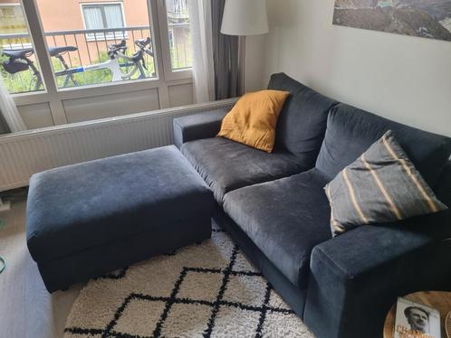 Ikea KIVIK 2-zitsbank blauw, Huis en Inrichting, Banken | Complete zithoeken, Gebruikt, Ophalen