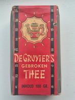 De Gruyter's Gebroken thee verpakking vol ongeopend, Verzamelen, Ophalen of Verzenden, Zo goed als nieuw, Verpakking