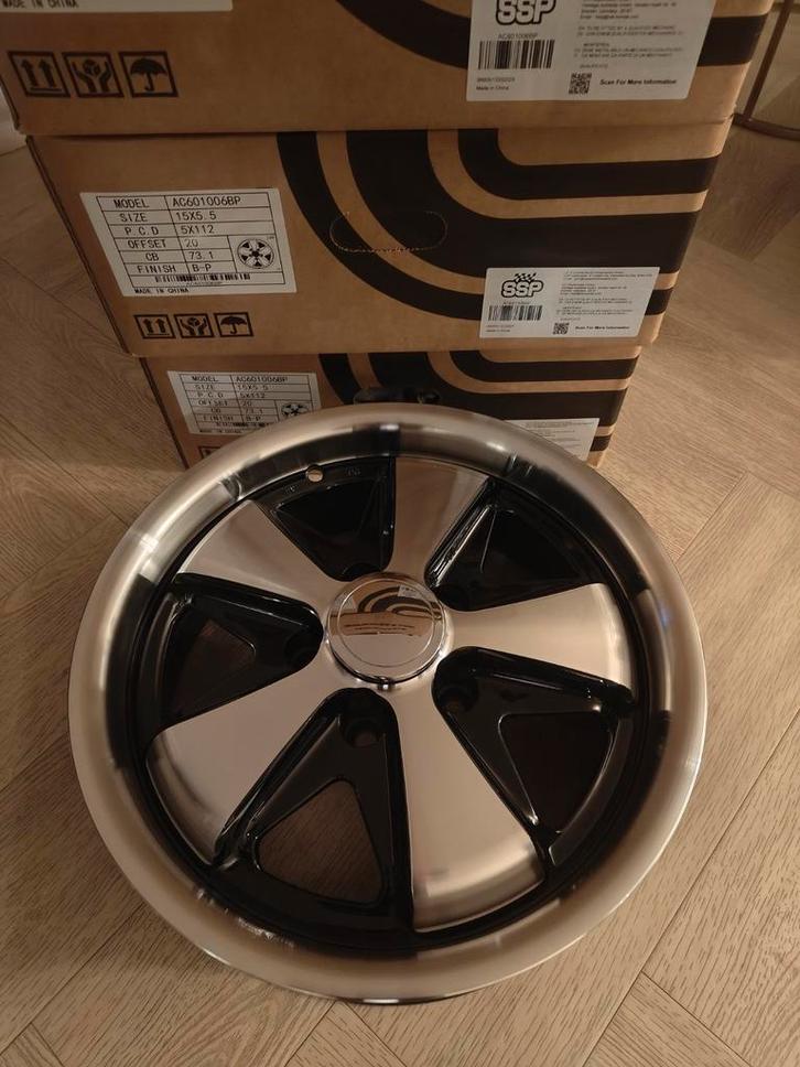 NIEUW 4x SSP Fuchs Fooks 5,5 x 15 5x112 ET20 VW T2 T3 etc., Auto-onderdelen, Banden en Velgen, Velg(en), 15 inch, Personenwagen