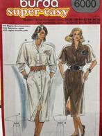 vintage patroon doorknoopjurk maat 46/48 bruda 6000, Ophalen of Verzenden, Gebruikt, Rok of Jurk, Burda