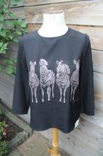 Tuniek zwart/ bruin Caroline Biss mt 38 Vaste prijs, Maat 38/40 (M), Zwart, Ophalen of Verzenden, Zo goed als nieuw