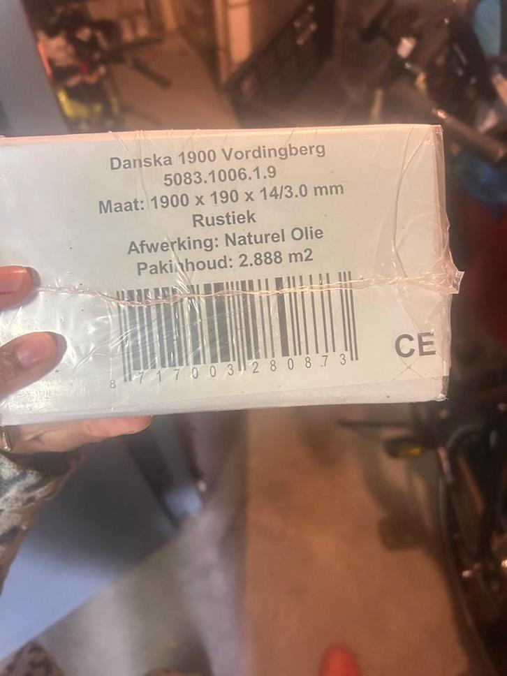 Rustieke Houten Vloer - 65m2 - Zelf Demonteren, Doe-het-zelf en Verbouw, Vloerdelen en Plavuizen, Gebruikt, Vloerdelen of -planken