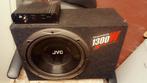 JVC Subwoofer met Versterker - 1300W, Auto diversen, Ophalen of Verzenden, Gebruikt