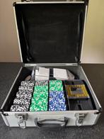 Pokerspel met aluminium koffer, Ophalen of Verzenden, Zo goed als nieuw